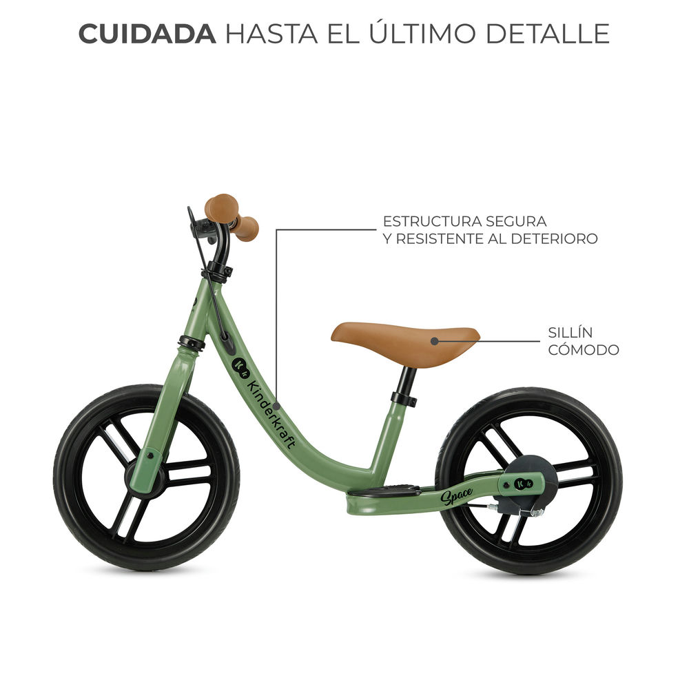 Bicicleta de equilibrio SPACE verde
