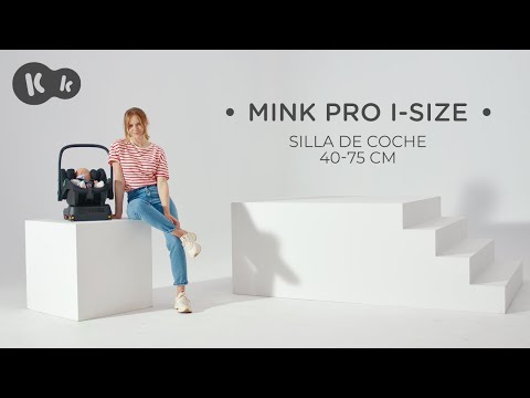 Silla de coche MINK PRO i-Size con base MINK FX negro